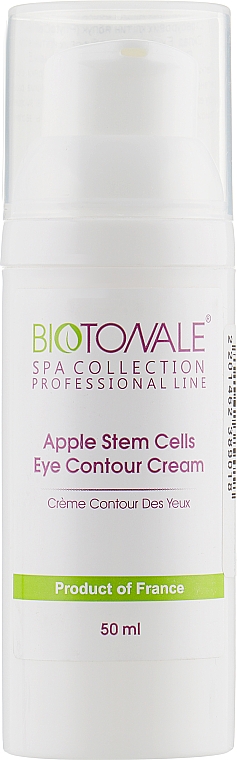 Krem pod oczy z komórkami macierzystymi jabłka - Biotonale Apple Stem Cells Eye Contour Cream (dozownik) — Zdjęcie N1