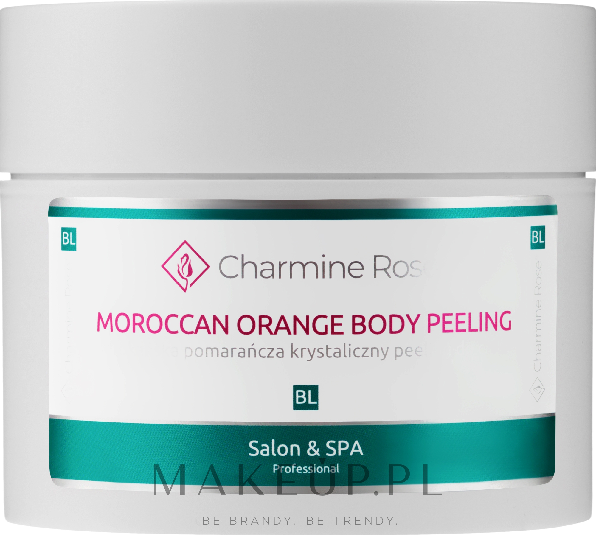 Krystaliczny peeling do ciała Marokańska pomarańcza - Charmine Rose Moroccan Orange Body Peeling — Zdjęcie 200 ml