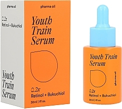 Serum przeciwstarzeniowe do twarzy - Pharma Oil Youth Train Serum — Zdjęcie N2