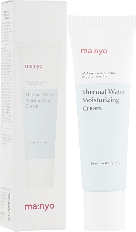 Nawilżający krem mineralny do twarzy z wodą termalną - Manyo Factory Thermal Water Moisturizing Cream