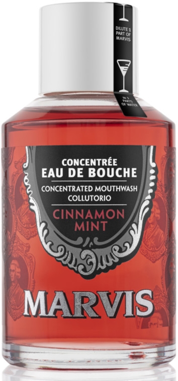 Płyn do płukania jamy ustnej Cynamon i mięta - Marvis Concentrate Cinnamon Mint Mouthwash  — Zdjęcie N1