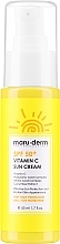 Krem przeciwsłoneczny do twarzy z witaminą C - Maruderm Cosmetics Vitamin C Sun Cream SPF 50 — Zdjęcie N1