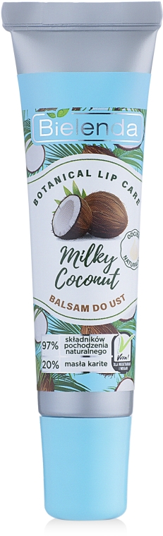 Ochronny balsam do ust - Bielenda Botanical Lip Care Milky Coconut 