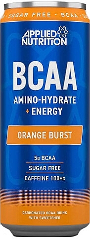 Napój energetyczny Pomarańczowy podmuch - Applied Nutrition BCAA Amino-Hydrate + Energy Cans — Zdjęcie N1
