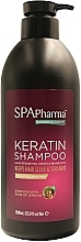 Keratynowy szampon do włosów wzbogacony różą jerychońską - Spa Pharma Keratin Shampoo Enriched With Rose Of Jerycho — Zdjęcie N1