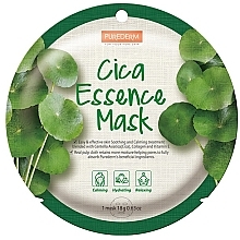 Kojąca maska do twarzy z wąkrotą azjatycką - Purederm Cica Essence Mask — Zdjęcie N1