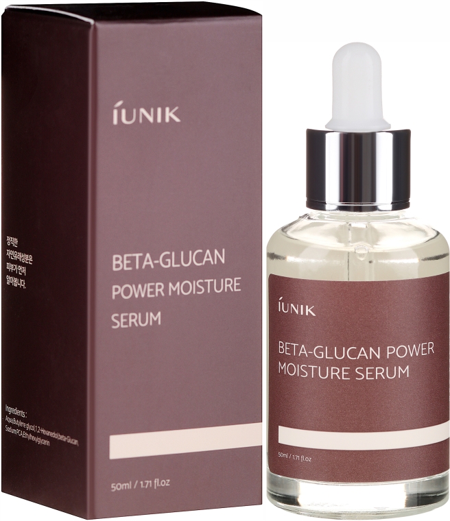 Nawilżająco-kojące serum do twarzy - iUNIK Beta-Glucan Power Moisture Serum