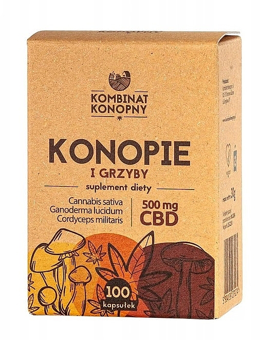 Suplement diety Konopie i grzyby - Kombinat Konopny — Zdjęcie N1