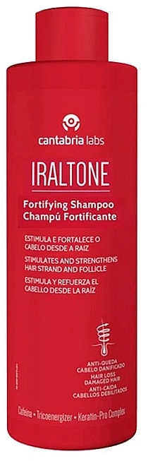 Szampon wzmacniający przeciw wypadaniu włosów - Cantabria Labs Iralton Fortifying Shampoo — Zdjęcie N3