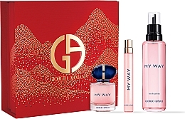 Giorgio Armani My Way - Zestaw (edp/100ml + edp/30ml + edp/mini/10ml) — Zdjęcie N1