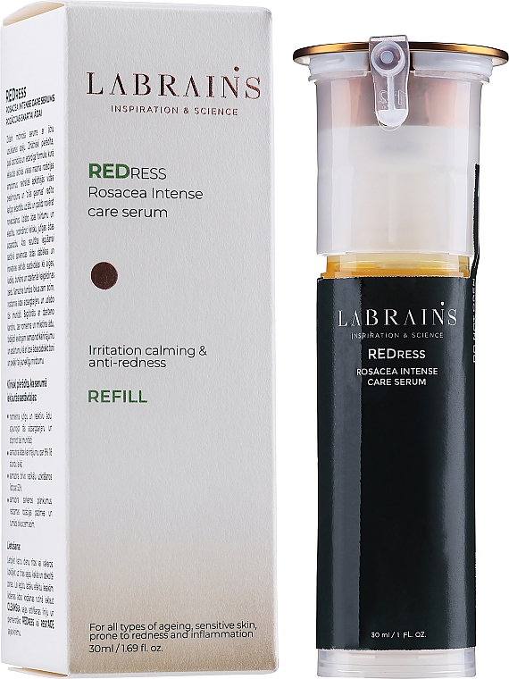 Serum do skóry z trądzikiem różowatym - Labrains Redress Rosacea Intense Care Serum (zapas)  — Zdjęcie N2
