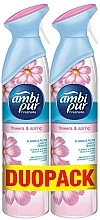 Odświeżacz powietrza Flowers&spring - Ambi Pur Flowers And Spring Air Freshener Spray Duopack — Zdjęcie N1