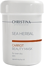 Kup Marchewkowa maska do suchej, podrażnionej i wrażliwej skóry - Christina Sea Herbal Beauty Mask Carrot