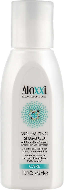 Szampon zwiększający objętość - Aloxxi Volumizing Shampoo (mini)	 — Zdjęcie N1