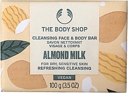 Kup Mydło do twarzy i ciała Mleczko migdałowe - The Body Shop Almond Milk Cleansing Face & Body Bar