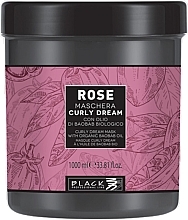 Maska do włosów kręconych z awokado i elastyną - Black Professional Line Rose Curly Dream Mask — Zdjęcie N2