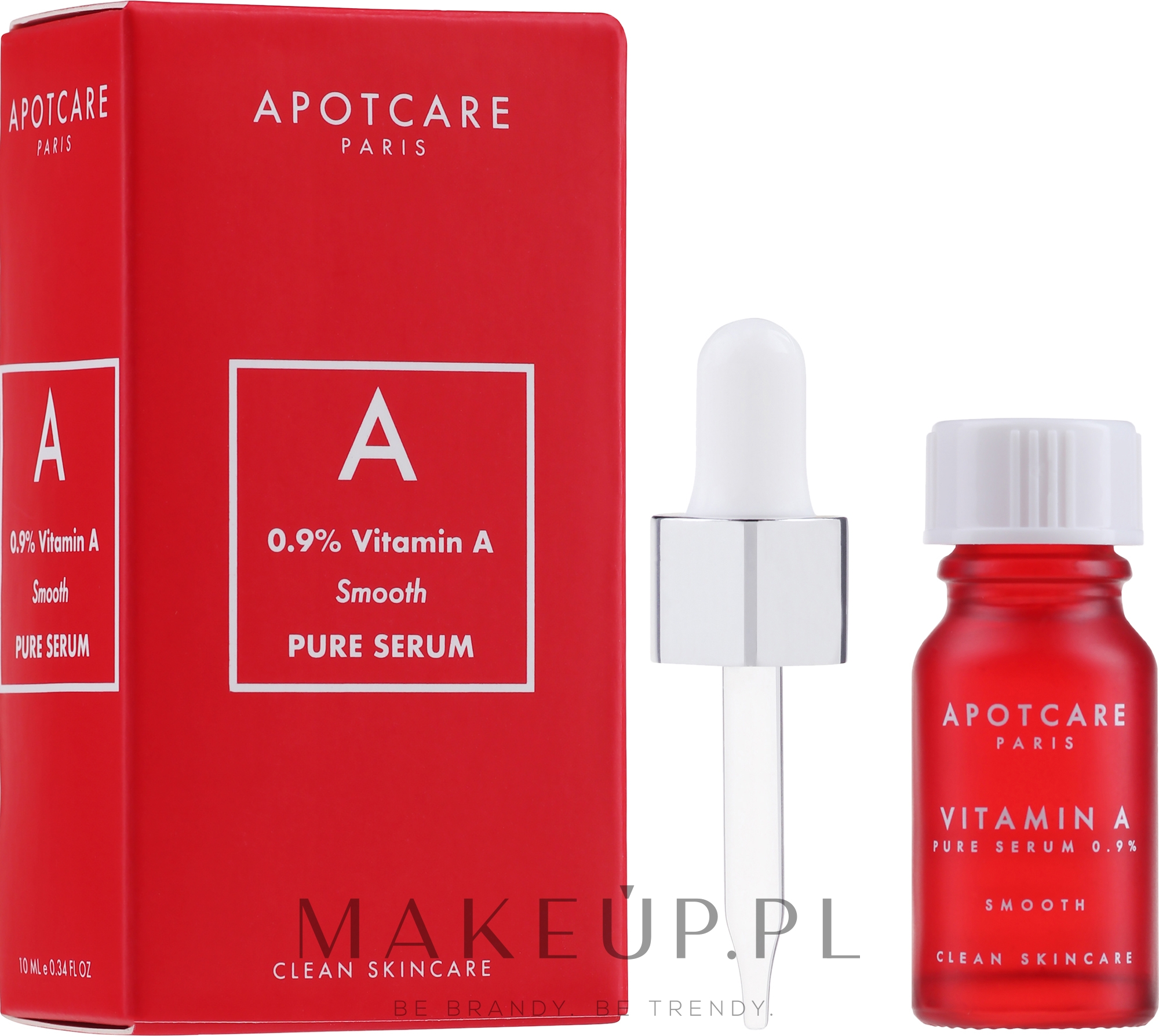 Przeciwzmarszczkowe serum do twarzy z witaminą A - Apotcare Pure Seurum Vitamin A — Zdjęcie 10 ml
