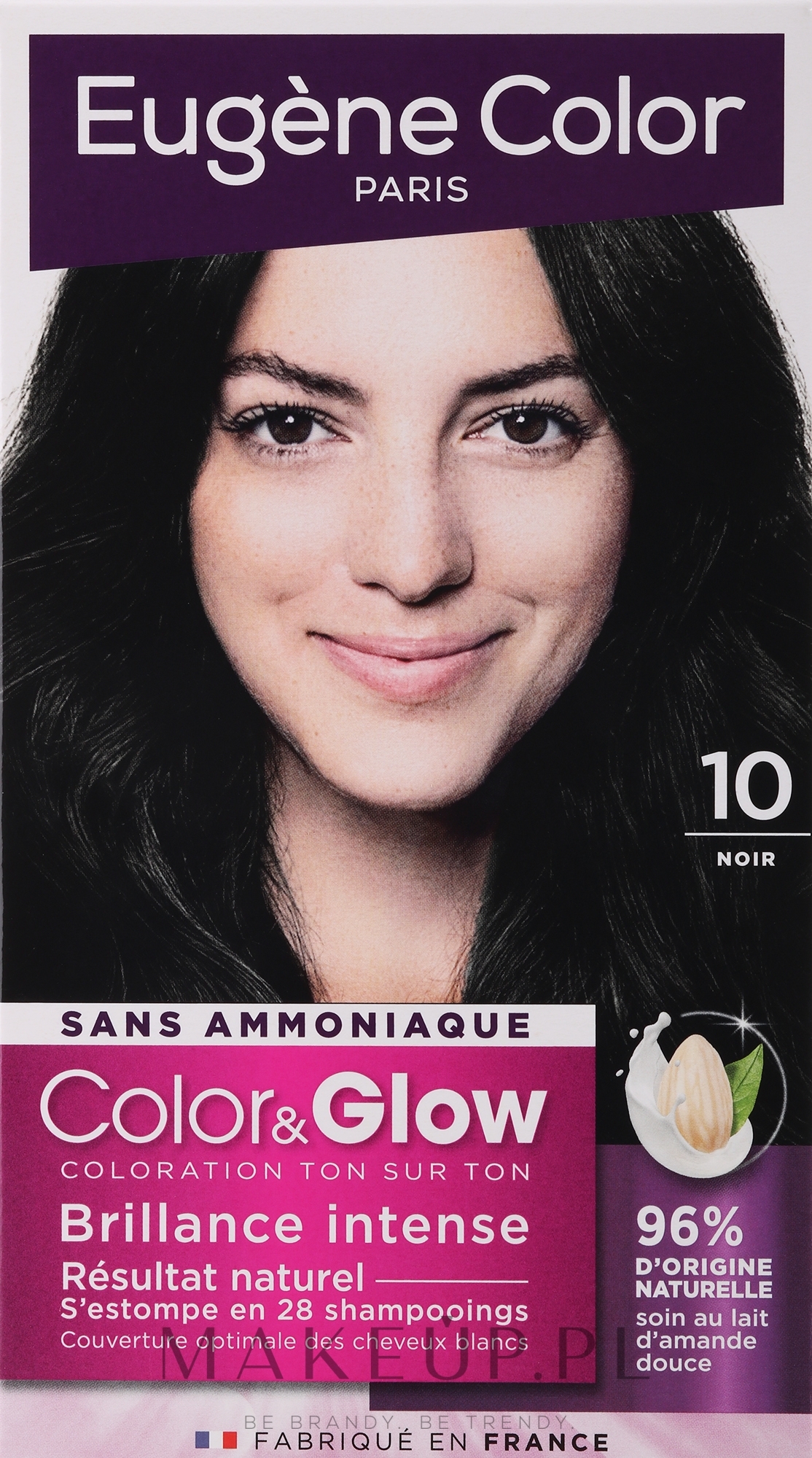 Farba do włosów bez amoniaku - Eugene Perma Eugene Color Color & Glow — Zdjęcie 10 - Black