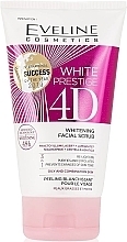 Wybielający peeling do twarzy - Eveline Cosmetics White Prestige 4D Whitening Face Scrub — Zdjęcie N1