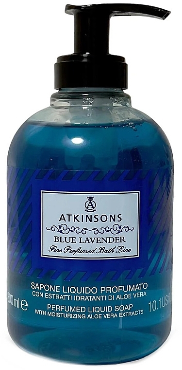 Mydło w płynie Niebieska lawenda - Atkinsons Blue Lavender Liquid Soap — Zdjęcie N1