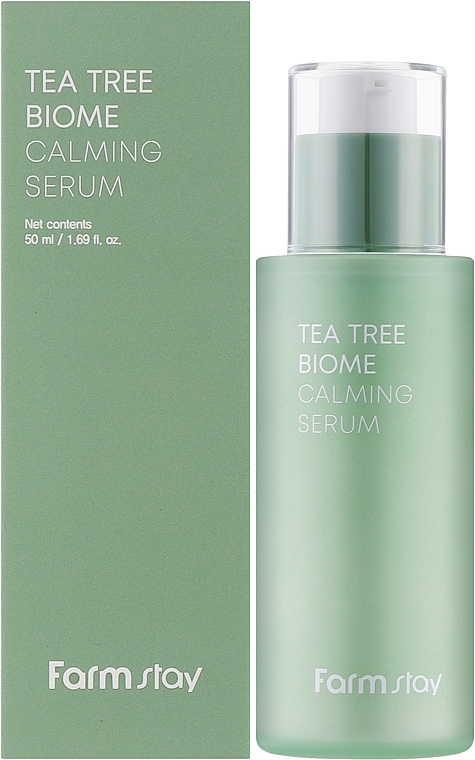 Kojące serum z ekstraktem z drzewa herbacianego - FarmStay Tea Tree Biome Calming Serum — Zdjęcie N2
