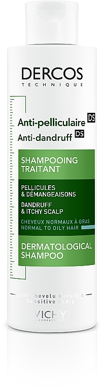 Przeciwłupieżowy szampon z dwusiarczkiem selenu do włosów normalnych i przetłuszczających się - Vichy Dercos Anti-Pelliculaire Anti-Dandruff Shampooing