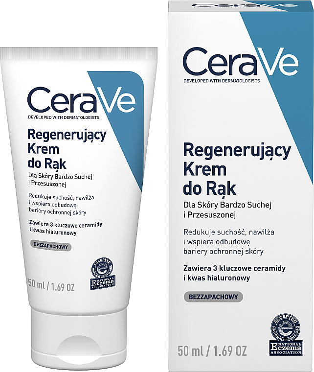 Nawilżający krem do rąk - CeraVe Reparative Hand Cream — Zdjęcie N3