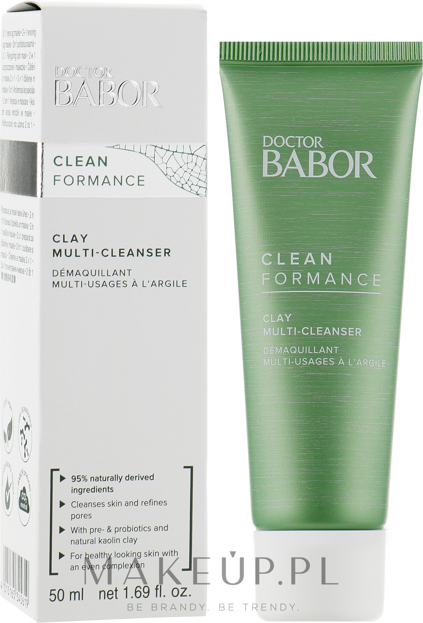Glinka do oczyszczania twarzy i maseczka w jednym - Babor Doctor Babor Clean Formance Clay Multi-Cleanser — Zdjęcie 50 ml