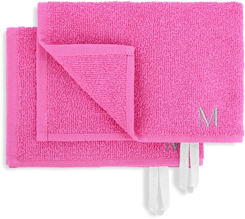 Podróżny zestaw różowych ręczników do twarzy MakeTravel - MAKEUP — Zdjęcie N2