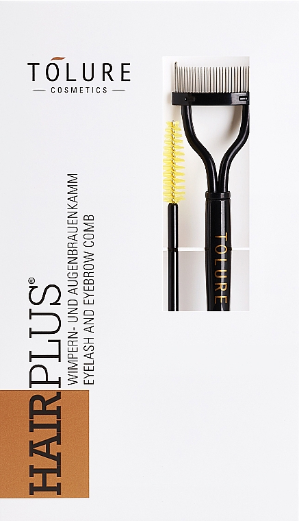 Zestaw - Tolure Cosmetics Hair Plus Eyelash And Eyebrow Comb (brush/2pcs) — Zdjęcie N4
