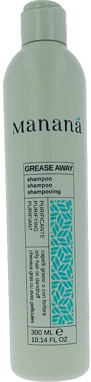 Szampon do włosów przetłuszczających się - Mananã Grease Away Shampoo — Zdjęcie N1