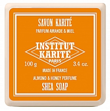 Zestaw - Institut Karite Shea Soap Trio Lemon Verbena, Almond & Honey and Lavender (soap/100g + soap/100g + soap/100g) — Zdjęcie N3