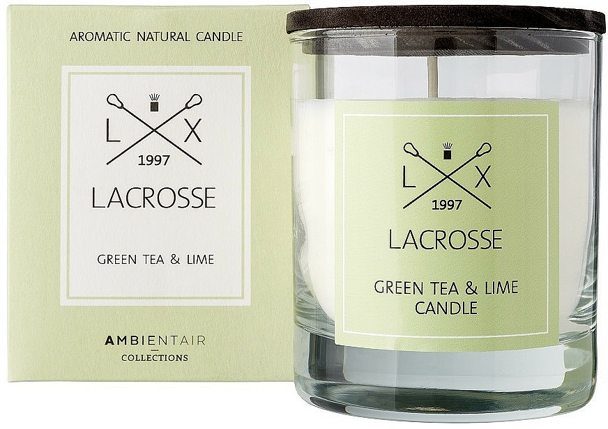 Świeca zapachowa - Ambientair Lacrosse Green Tea & Lime Candle — Zdjęcie N1