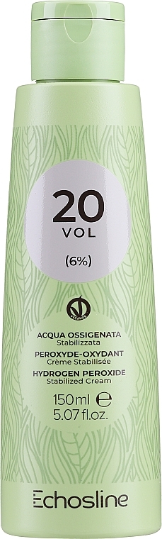 Krem-utleniacz - Echosline Hydrogen Peroxide Stabilized Cream 20 vol (6%) — Zdjęcie N1
