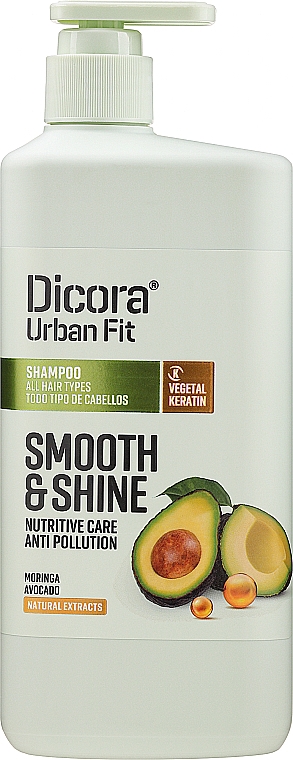 Szampon do wszystkich rodzajów włosów - Dicora Urban Fit Shampoo Smooth & Shine — Zdjęcie N3