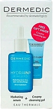 Zestaw - Dermedic Hydrain 3 Hialuro (serum/30ml + cl/gel/25ml) — Zdjęcie N1