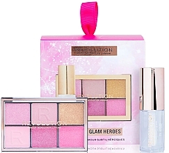 Zestaw, 2 produkty - Makeup Revolution Mini Soft Glam Heroes Gift Set — Zdjęcie N1
