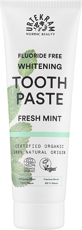 Organiczna pasta do zębów Świeża mięta - Urtekram Sensitive Fresh Mint Organic Toothpaste