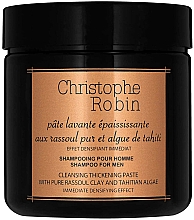 Kup Oczyszczająca pasta zwiększająca objętość włosów - Christophe Robin Cleansing Thickening Paste with Pure Rassoul Clay and Tahitian Algae