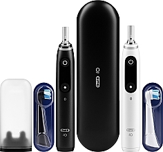 Zestaw - Oral-B iO Series 7 Duo Pack Black Onyx/White (toothbrushes/2pcs) — Zdjęcie N2