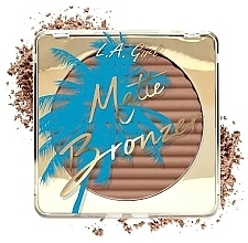 Matowy bronzer do twarzy - L.A. Girl Matte Bronzer  — Zdjęcie N1