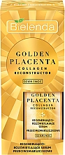 Regenerująco-rozświetlające serum przeciwzmarszczkowe do twarzy - Bielenda Golden Placenta Collagen Reconstructor — Zdjęcie N3
