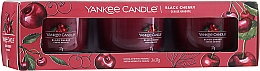 Kup Zestaw świec zapachowych Czarna wiśnia - Yankee Candle Black Cherry (candle/3x37g)