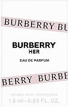 Burberry Her - Woda perfumowana (próbka) — Zdjęcie N3