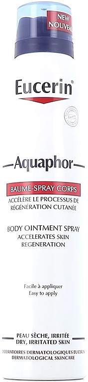 Balsam w sprayu do ciała do suchej i podrażnionej skóry - Eucerin Aquaphor Baume-Spray Corps — фото N1