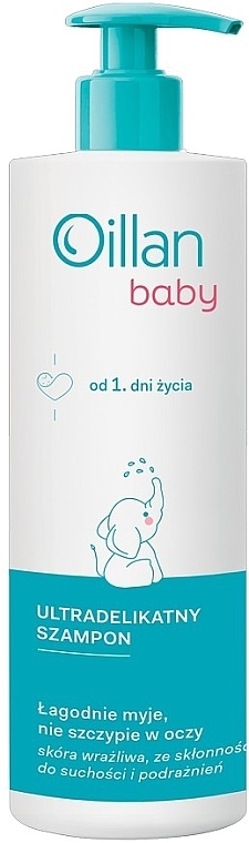 Ultradelikatny szampon od 1. dnia życia - Oillan Baby  — Zdjęcie N1