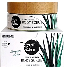 Peeling do ciała Lemon Grass & Aloe Vera - I Want You Naked New Energy Body Scrub — Zdjęcie N1