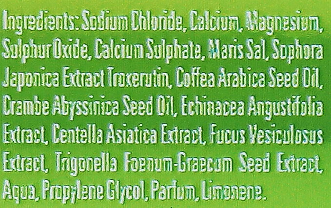Solanka z minerałami Morza Martwego z trokserutyną, centellą i olejem z zielonej kawy - BingoSpa Slim & Strong — Zdjęcie N3