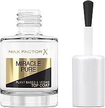 Szybkoschnący top coat - Max Factor Miracle Pure Top Coat — Zdjęcie N2
