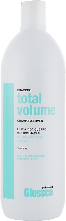 Szampon zwiększający objętość włosów - Glossco Treatment Total Volume Shampoo — Zdjęcie N3